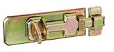 Alberts GAH Alberts 123086 veiligheidssluitgrendel met platte greep en bevestigde lus | galvanisch verzinkt, gechromateerd | plaat 140 x 55 mm