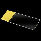 Globe Scientific Microscope Slides, 1304Y, geel Frosted, Soda Lime Glass, Ground Edges, 90° hoeken, 25mm x 75mm, Pre-Cleaned, 72/Box, 1440/CS