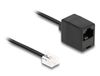 DeLOCK 88095 Câble téléphonique 5 m Noir