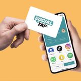 MikaMax Digitaal Visitekaartje – NFC Card – Social Tap – Contactloos Netwerken – PVC Pasje Wit