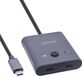 InLine USB-C switch, bidirectional switch, 10Gb/s, 100W