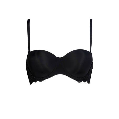 After Eden Nature Friendly Strapless Voorgevormde Beugel BH - Zwart