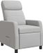 vidaXL Fauteuil Nuvoloso Grigio Tessuto