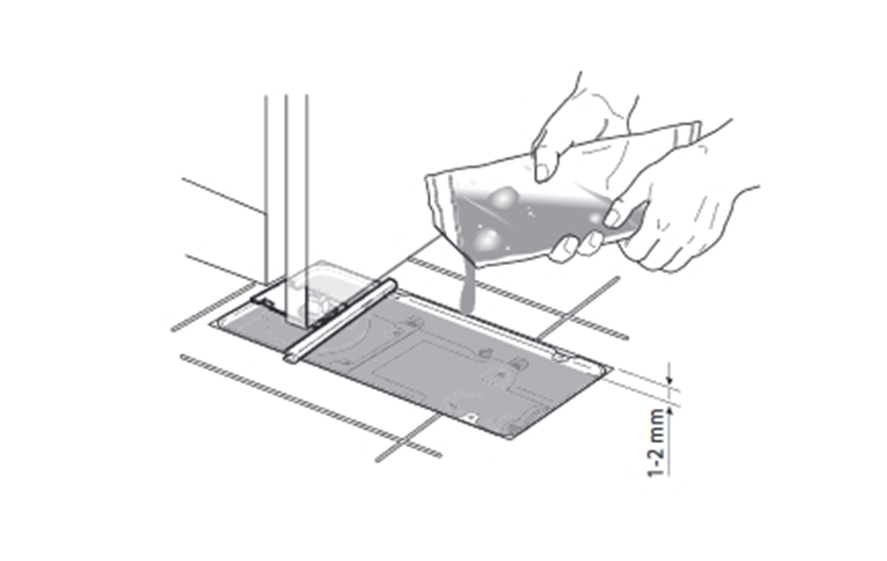 ASSA ABLOY MA0612S0 Opvulgel (AC612) voor vloerveren - A000308413