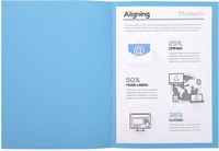 Exacompta Forever Blauw A4 Mappen (100 Stuks)
