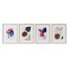 DKD Home Decor polystyreen abstract (4-delig) (35 x 2,5 x 45 cm)