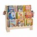 VEVOR Montessori Boekenplank 3-laags Kinderboekenplank met Gegolfde Rand, Boekenplank Aan de Voorkant met Dubbele Haken, Babyboekenplank Kinderkamerplank voor Kleuterschool Kleuterschool, Lichtbruin