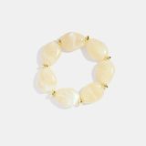 Squoval - Bracelet perlé - Acier inoxydable