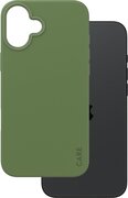 PanzerGlass Hoesje Geschikt voor iPhone 16 Plus Hoesje Siliconen - PanzerGlass CARE Fashion Case MagSafe - Groen