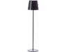 Brilliant Kaami - Buiten Vloerlamp - LED 4W - Ø 18 cm - 350 lm - 3000K - 3-steps Dimbaar - USB oplaadbaar - Geheugenfunctie - IP44 - Zwart