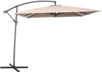 Garden Impressions Corfu zweefparasol 250x250 cm - Antraciet