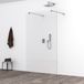 Wiesbaden Douche à l'italienne Verre - 110x200cm - 8mm - Verre transparent - Nano Coating
