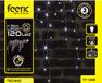 Feeric Lights & Christmas Ijspegelverlichting - 120 leds - Koel wit licht - Zwart snoer - 500 cm aanloopsnoer - 150 cm verlichte lengte - IP44
