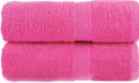 vidaXL Premium washandjes SOLUND Roze 2 stuks 30x30 cm 600 g/m2