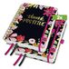 SIGEL J4600 Jolie Spiraal dagboek 2024, Flower Love, 16,8 x 21,5 cm, hardcover, 240 pagina's, zwart, roze, 2 stuks