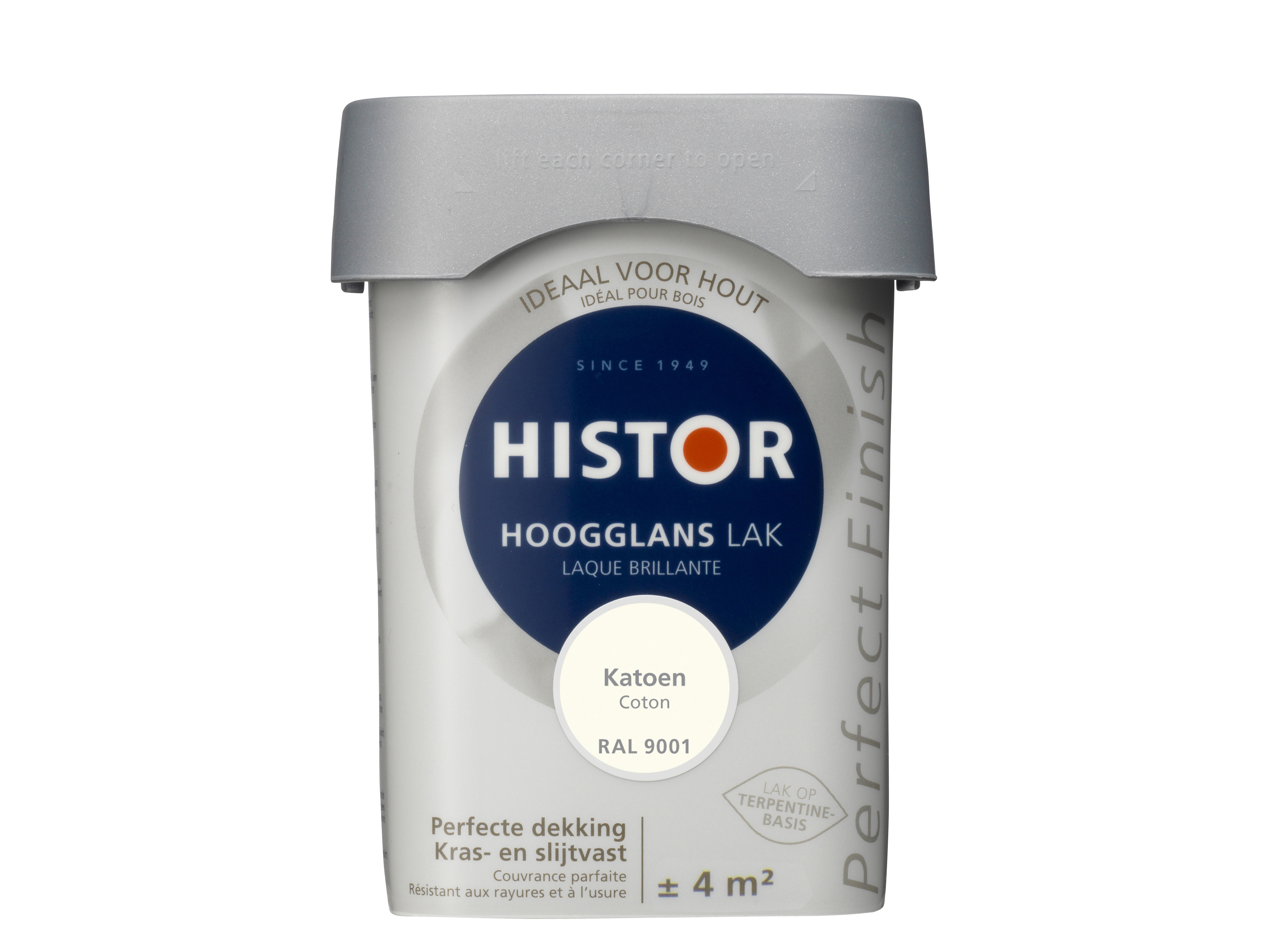 Histor Perfect Finish hoogglanslak crème wit RAL 9001 250 ml