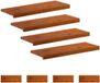 vidaXL - Trap - Tread - 8 - st - 80 - x - 25 - x - 2 - cm - Bruin - Massief - Eikenhout