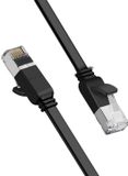 Ugreen - platte - kabel Ethernet patchkabel RJ45 Cat - 6 - UTP - 1000 - Mbps - 1 - m - zwart