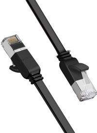 Ugreen - platte - kabel Ethernet patchkabel RJ45 Cat - 6 - UTP - 1000 - Mbps - 1 - m - zwart