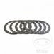 TRW Disque d'embrayage lisse x6 pour moto Yamaha 125 TZR 1987-1998 MES317-6