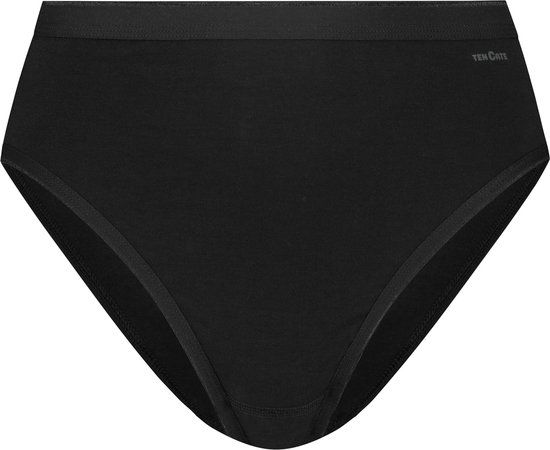Ten Cate Basics high leg slip (set van 2) zwart Dames Maat XXL