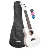 Concert Linden Concert Ukelele White (incl. tas, 3 plekken)