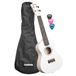 Concert Linden Concert Ukelele White (incl. tas, 3 plekken)