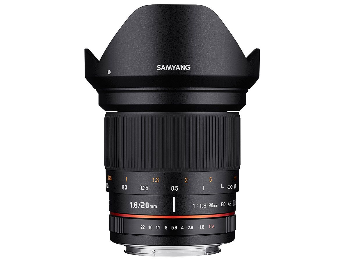 Samyang 20mm F1.8 ED AS UMC - Zwart