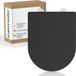 instmaier Helma - abattant WC - Duroplast - forme D - noir