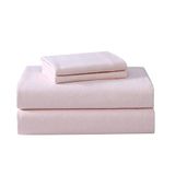 Laura Ashley Home - Volledige lakens, katoenen flanellen beddengoed set, geborsteld voor extra zachtheid en comfort (pink, volledig)