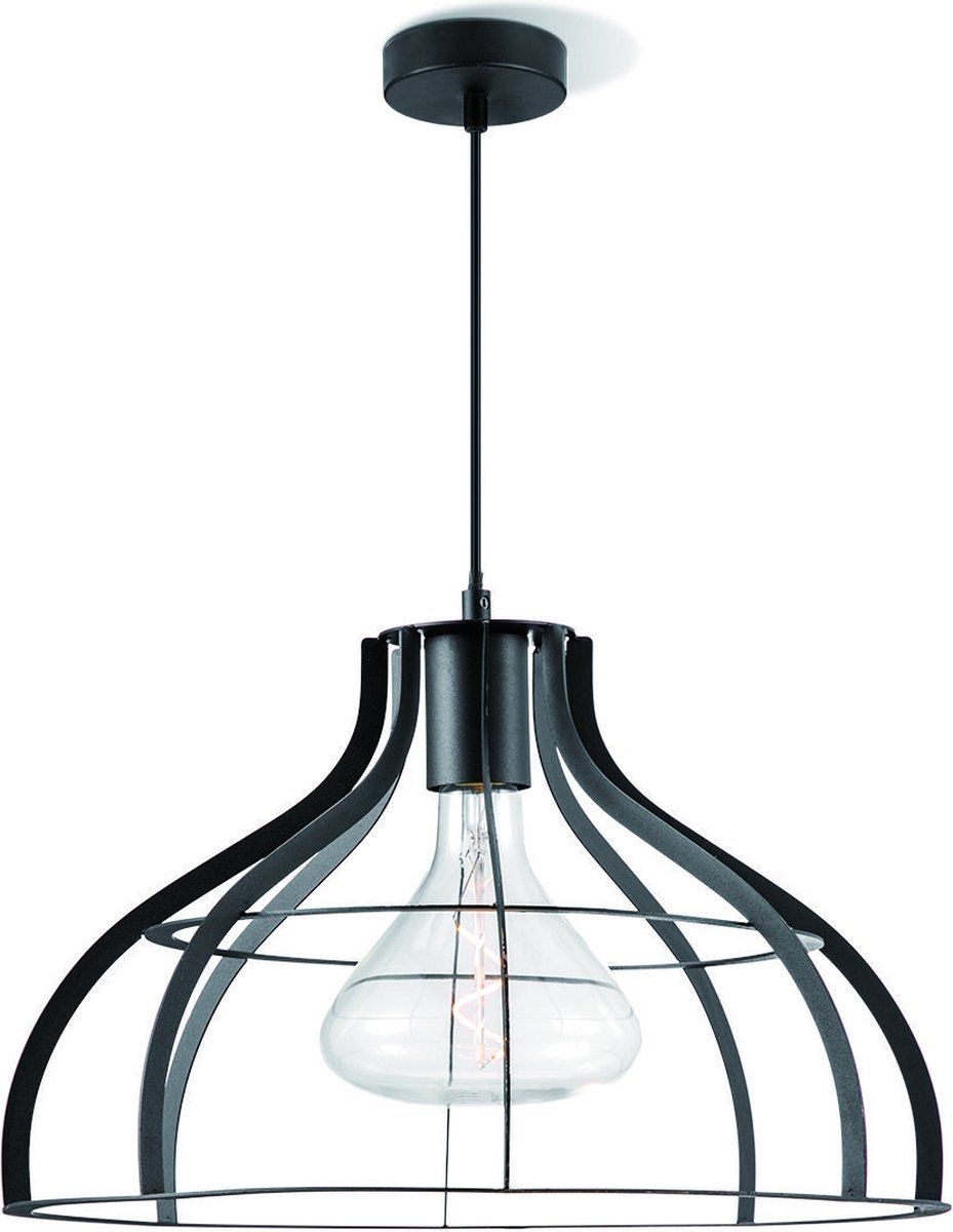 Home Sweet Home hanglamp Blank 40 - zwart | Metaal | E27 | Zwart