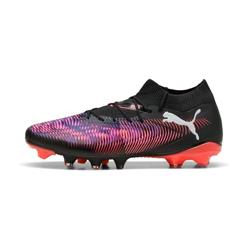 PUMA Future 8 Match FG/AG Unisex Sportschoenen - PUMA Black-PUMA White-Glowing Red