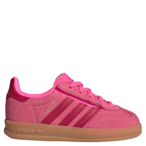 adidas Originals Gazelle leren sneakers - fuchsia/rood