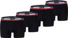 Levis Pack of 4 Men's REPEAT LOGO SPW Boxer Shorts Underwear Pants - Black - Size M
