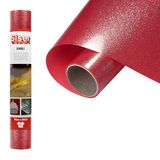 Siser® Sparkle Tomato Red 30 cm x 0,5 m, vinyl om op te strijken, om op te strijken, glittereffect, voor het personaliseren van stoffen, kleding en accessoires, creatieve hobby's, gemakkelijk te