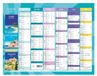 Exacompta - 34314E - halfjaarkalender met illustratie toerisme - 29,5 x 22 cm - januari tot december 2025 - willekeurige weergave