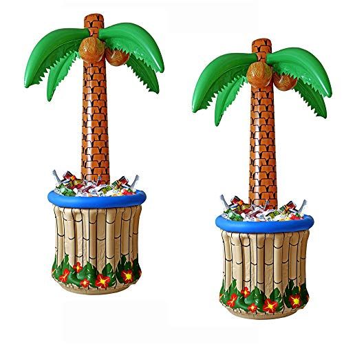 Widmann Opblaasbare palm met koelapparaat - 182 cm - 2 stuks