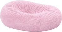 Bananair - Zitzak lang XXL afneembare hoes - imitatiebont - Roze - 160 cm