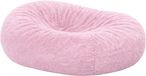 Bananair - Pouf long XXL housse amovible - imitation fourrure - Rose - 160 cm