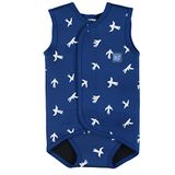 Splash About Wrap-wetsuit voor baby's, White Birds, 0-6 maanden