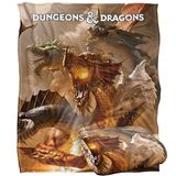 DUNGEONS AND DRAGONS Tiamat Art Silky Touch Super Zachte Sprei Deken 152 x 127 cm