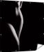 Gards Poster de femme nue - 120x120 cm - Toile de jardin - Décoration de jardin - Décoration murale extérieure - Peinture de jardin