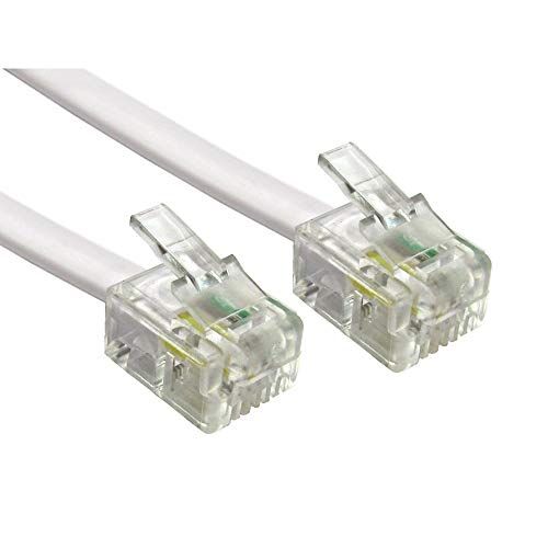 Alida Systems ADSL van hoge kwaliteit, 1 m, wit - Telefoonkabels