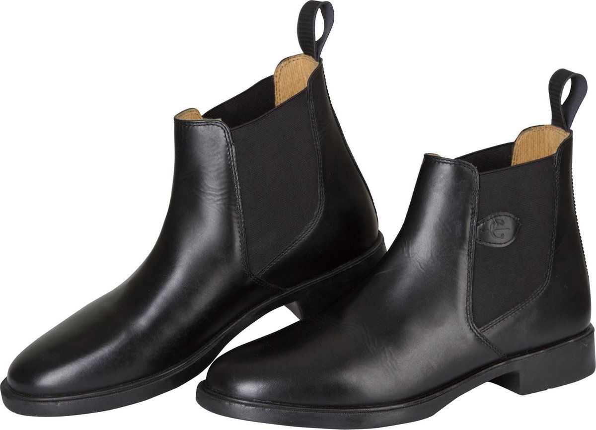 Covalliero Lage paardrijlaars leder Classic - maat 40 - zwart