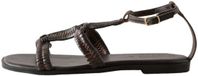 Next - Dames - Forever Comfort® geweven gladiatorsandalen - Chocolate Brown