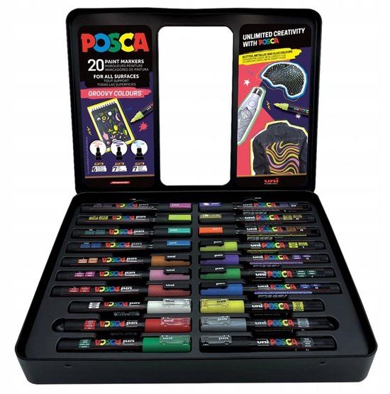 Posca Markers 20 Stuks Groovy Kleuren