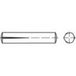 TOOLCRAFT TO-5378838 Conische kerfpaspen 4 mm RVS A1 100 stuk(s)