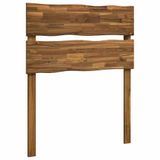 vidaXL Live Edge Hoofdbord ROSTOCK Naturel 100 cm Massief Acaciahout