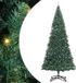 vidaXL Kunstkerstboom met ingebouwde verlichting en set kerstballen, groen