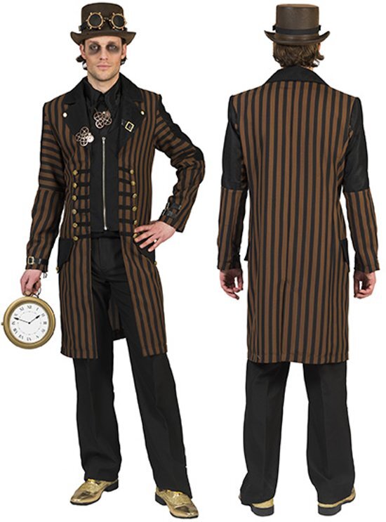 Funny Fashion Steampunk jas Heren Humphrey 48/50